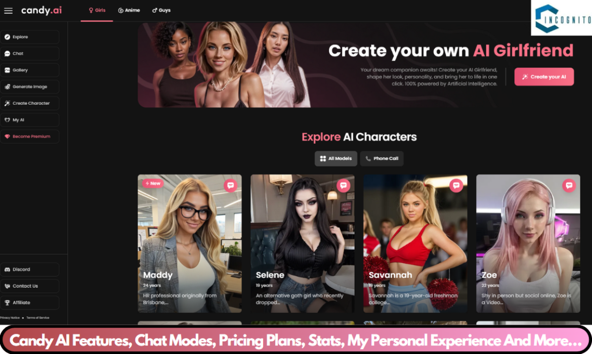 Candy AI Features, Chat Modes, Pricing Plans, Stats, My Personal Experience And More…