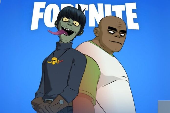 Gorillaz skins in Fortnite