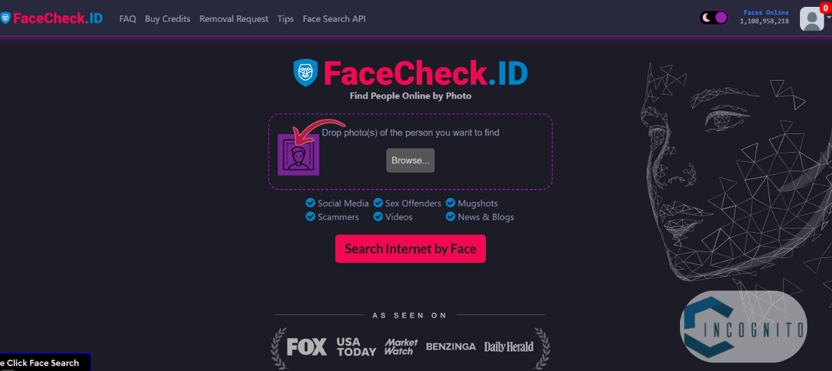 FaceCheck ID Home