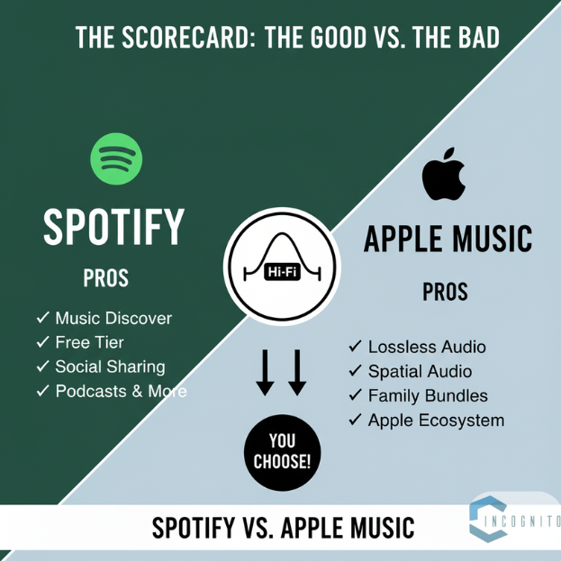 Pros & Cons of Spotify and Apple Music
